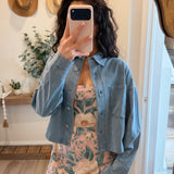 Morgan Classic Denim Button-Down Shirt