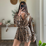 Leopard Print Romper