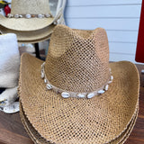 Western Straw Shell Cowboy Hat