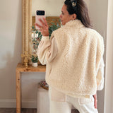 Cream Aspen Fleece Vest