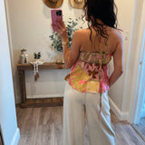 Moon Magic Halter Flare Top