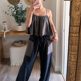 Saratoga Striped Patterned Washed Sweats