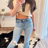 Flying Monkey Mid Rise Bootcut Jean