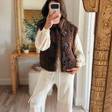 Cocoa Aspen Fleece Vest