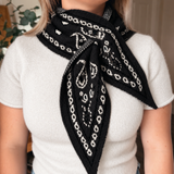 Thick Triangular Bandana Scarf - 4 Color Options