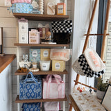 Quilted Floral Mini Tote Bag
