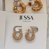 Jessa Aria Pave Hoops C9