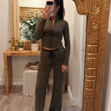 Zoe Striped Drawstring Knit Pants