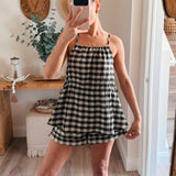 Sally Gingham Shorts