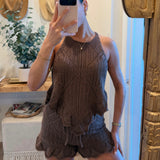 Hannah Handkerchief Tank Top