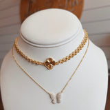 Sahira A6 Rosalie Clover Chain Necklace
