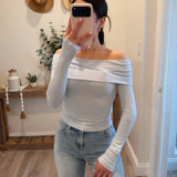 Rebecca Pale Blue Off Knit Top