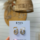 Jessa Aria Pave Hoops C9