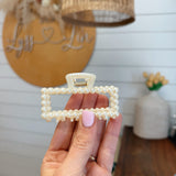 Pearl Rectangle Clip