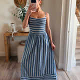Camila Striped Maxi Dress