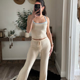VANILLA HACCI COLOR-BLOCK TOP / BOTTOM