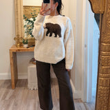 Bear Motif Sweater