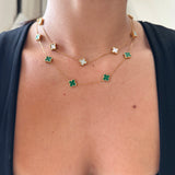 Nikki Smith Mini White Flora Necklace