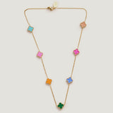 Nikki Smith E5 Multi Color Floral Necklace