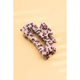 Wrap Animal Print Fabric Hair Claw Clips