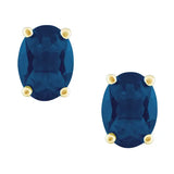 Sahira B7 Sapphire Oval Cut Studs