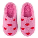 Pink Lips Slippers