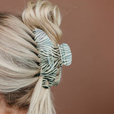 KAXI Zebra Acetate Claw - Two Sizes
