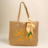 Straw & Sun Tote