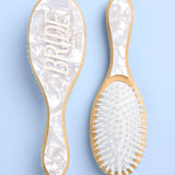 Iridescent Bride Hair Brush