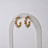 Lani Pearl and CZ Hoops | Lightweight Hoops