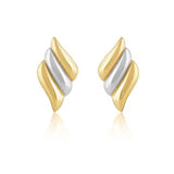 SAHIRA F8 TWO TONE STATEMENT EARRING